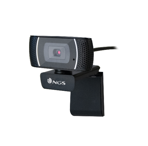 NGS WEBCAM FULL HD 1920X1080P, USB 2.0, MICROFONO OMNIDIREZIONALE INCORPORATO, LUNGHEZZA C