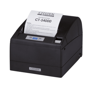 CITIZEN CT-S4000/L, USB, RS232, 8 PUNTI /MM (203DPI), CUTTER, BIANCO