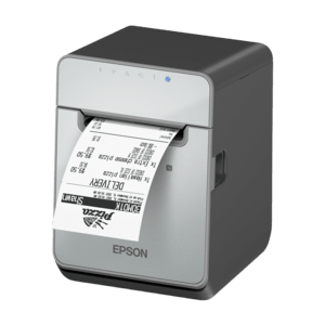 EPSON TM-L100, 8 PUNTI /MM (203DPI), TAGLIERINA, LINERLESS, USB, RS232, ETHERNET, NERO