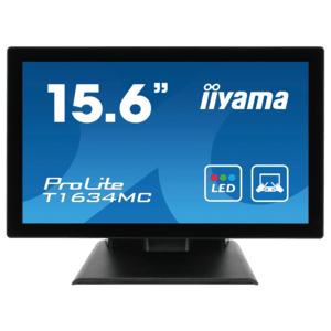 IIYAMA PROLITE T1634MC-B8X, 39.6 CM (15,6''), PROJECTED CAPACITIVE, 10 TP, FULL HD, BLACK