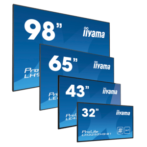 IIYAMA PROLITE LFDS, 80CM (31,5''), FULL HD, RS232, ETHERNET, ANDROID, KIT (RS232), NERO