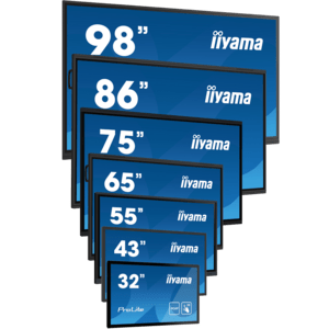 IIYAMA PROLITE T6562AS-B1, 24/7, 164CM (64,6''), PROJECTED CAPACITIVE, 4K, BLACK, ANDROID
