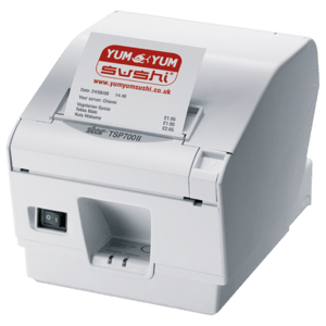 STAR TSP743UII-24, USB, 8 PUNTI /MM (203DPI), CUTTER, BIANCO